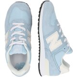 New Balance Superge '574' svetlo modra / bela / naravno bela | Shoptok.si