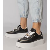 Gemre Black sneakers adorned with glitter and rhinestones Felura | Shoptok.si
