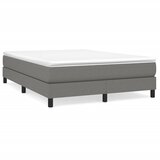 Maison Chic Box spring postelja - Vzmetna postelja z vzmetnico temno siva 160x200 cm blago SL1852, (21909180) | Shoptok.si