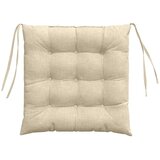  Jastučići za sjedenje 4 pcs Krema 40 x 40 x 6 cm tkanina | Eponuda.com