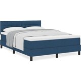  Postelja z vzmetnico z vzmetnico Modra 160 x 200 cm blago, (5000141905) | Shoptok.si