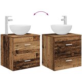  Umivaonik s policom Staro drvo 49,5 x 41 x 64,5 cm | shoptok.hr