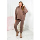 Kesi Insulated set with embroidery Los Angeles mocha | Shoptok.si