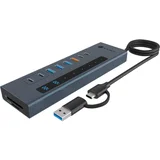 IB-HUB1742CR-C2PD 11-in-1 HUB mit PD & Cardreader
