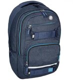 Spirit Spirit: Campus Modra zaobljena šolska torba, nahrbtnik | Shoptok.si
