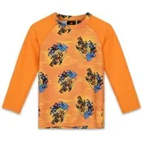 ninjago majica za kupanje sa dugim rukavima, narandžasta