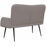 SOFA za dvije osobe Sivosmeđa 115 x 61 x 87 cm Tkanina | shoptok.hr