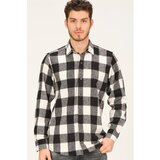 Dewberry G729 MEN'S PLAID SHIRT-BLACK Cijene