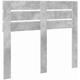  Vzglavje z vzglavjem Betonsko siva 135 cm Konstruiran les, (5000110109) | Shoptok.si