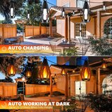 JOOMER 12,2 m solarna LED svetlobna veriga s 15 plameni | Shoptok.si