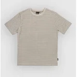 Striped T-shirt grey / green stripe