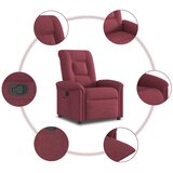  Naslonjač od tkanine crvena boja vina | shoptok.hr