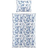 Esposa posteljnina 140/200 cm saten modra, bela | Shoptok.si