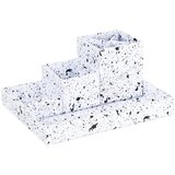 Bigso Box of Sweden 4-delni črno-beli namizni organizator Lena | Shoptok.si