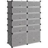  Stalak za cipele crni 94 x 37 x 125 cm PP | shoptok.hr