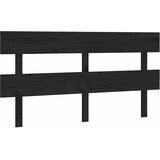  Uzglavlje za krevet crno 164 x 3 x 81 cm od masivne borovine | shoptok.hr