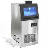 HOMCOM Komercialni ledomat, nerjaveče jeklo – 35D x 33,5Š x 71,5V cm – srebrna, (5000242156) Cene