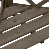 vidaXL Kotna oporna mreža siva 50x50x145 cm trden les jelke | Shoptok.si