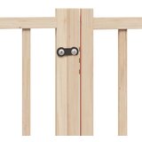  Vrata za pse s vratašcima 9 panela sklopiva 450 cm drvo topole | shoptok.hr