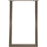 vidaXL Noge za blagovaonski stol U-oblik 2 kom Prirodni čelik 50 x (72-73) cm Čelik - Prirodna 50 x (72-73) cm 1 | shoptok.hr