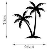 Wallity Zidna dekoracija Palma 2-436, 63x70 cm, 1,5 mm, Crna | Eponuda.ba