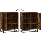 vidaXL Komoda dimljeni hrast 62x35x76 cm konstruirano drvo | shoptok.hr