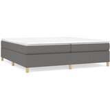 Maison Chic Box spring postelja - Vzmetna postelja z vzmetnico temno siva 200x200 cm blago SL19051, (21893556) | Shoptok.si