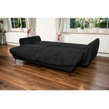 ELTAP Crna sklopiva/s prostorom za odlaganje sofa od šenila 236 cm Silva – | shoptok.hr