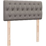  Krevet s oprugama i madracem smeđesivi 90x190 cm od tkanine | shoptok.hr