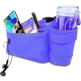 Cadorabo mobilni telefon fanny pack v mahonija modra - nastavljiva dolžina torbice za mobilni telefon z zadrgo, (20548996) Cene