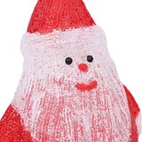vidaXL LED božićna akrilna figura Djeda Mraza unutarnja i vanjska 28cm | shoptok.hr