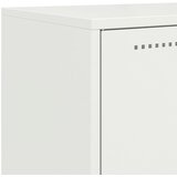  Visoka komoda bijela 68,5 x 38,5 x 107 cm čelična | shoptok.hr