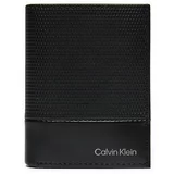 Calvin Klein Majhna moška denarnica Ck Remote Bifold 6Cc W/Coin K50K512422 Črna