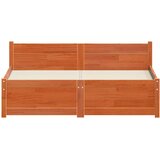  Krevetna konstrukcija Vosak smeđa 195,5 x 140,5 x 51 cm | shoptok.hr