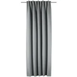 Temno siva izolacijska zavesa za delno zatemnitev 135x245 cm –
