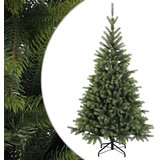 Umjetno božićno drvce s nogom 240 cm PVC i metal Zelena - 240 cm bez LED svjetala | shoptok.hr