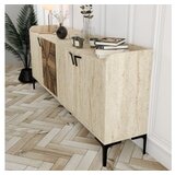 Hanah home komoda venedik walnut travertine | ePonuda.com