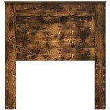  Uzglavlje s uzglavljem Dimljeni hrast 90 cm Konstruirano drvo | shoptok.hr