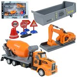 Magic Toys City Truck: Podesivi kamion za građevinarstvo na kotačima s oznakama 19cm | shoptok.hr