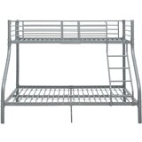  Za krevet na kat sivi metalni 140 x 200 / 90 x 200 cm | shoptok.hr