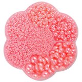 INF 5600 kosov pol okroglih biserov, imitacija biserov v škatli LightPink, (21838858) | Shoptok.si