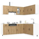  11-dijelni set kuhinjskih ormarića Lucca konstruiranog drva | shoptok.hr