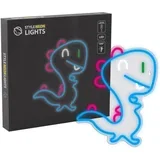 LED SVJETLEĆA OZNAKA DINOSAUR, 28X34X2CM, PLEXI, MULTICOLOR SNL56MT, (5902510688455)