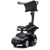 poganjalec Mercedes-Benz C-Class s strehico črne barve