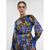 Orsay Blue Women's Patterned Satin Midi Dress - Women's | Eponuda.ba