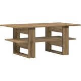 Maison Chic Klubska mizica - kavna mizica - Nizka mizica artisan hrast 102x55x42 cm inženirski les, (21754436) Cene