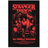 Stranger Things Poster All Friends Welcome, 91,5 x 61 cm Cijene