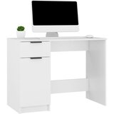 Radni stol bijeli 100 x 50 x 75 cm od konstruiranog drva | shoptok.hr