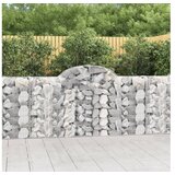  Lučne gabionske košare 8 kom 200x30x100/120cm pocinčano željezo | shoptok.hr
