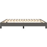  Za krevet s oprugama sivi 180x200 cm od umjetne kože | shoptok.hr